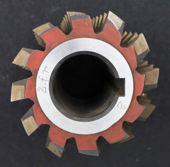 Bild des Artikels MAY-Zahnrad-Wälzfräser-m=-6,0mm-EGW-20°-Ø123x125xØ40mm-mit-LKN-2gg.-Rechts
