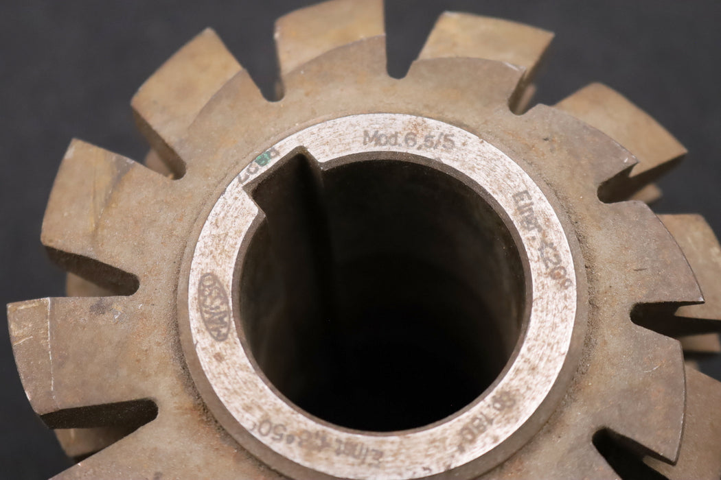 Bild des Artikels MAY-Zahnrad-Wälzfräser-m=-6,5mm-BPII-DIN-3972-EGW-20°-Ø108x106xØ40mm-LKN