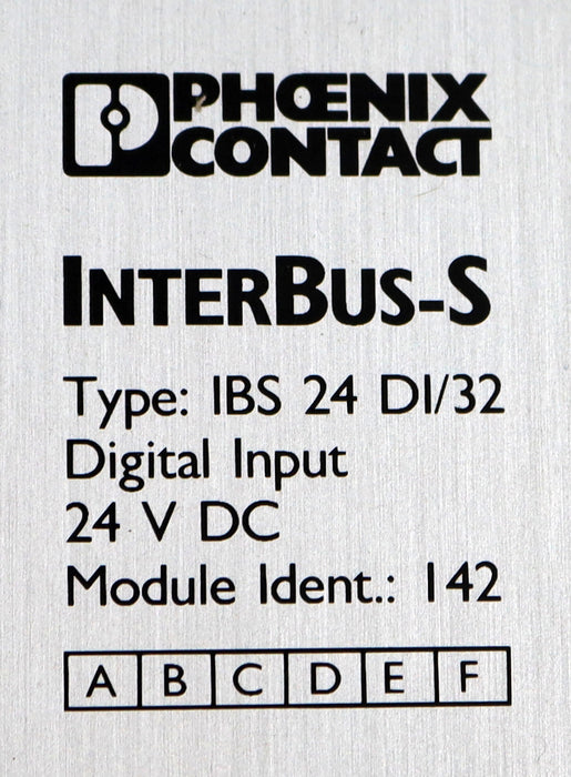 Bild des Artikels PHOENIX-CONTACT-Interbus-S-IBS-24-DI/32-ID-2784421-Digital-Input-24VDC-2A