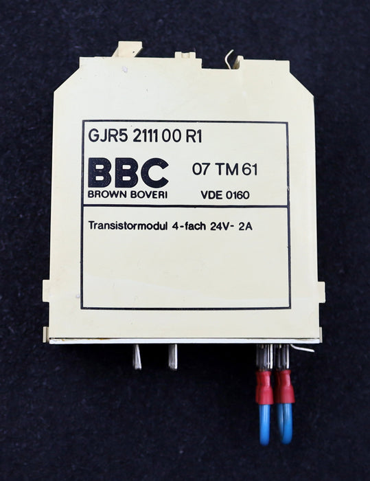 Bild des Artikels BOSCH-Relaismodul-GJR5-2111-00-R1--07-TM61-4-fach-24VDC-2A-gebraucht