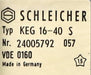 Bild des Artikels SCHLEICHER-Promodul-K-PLC-KEG-16-40-S-SN:-24005792-Anschlüsse-40---57-gebraucht