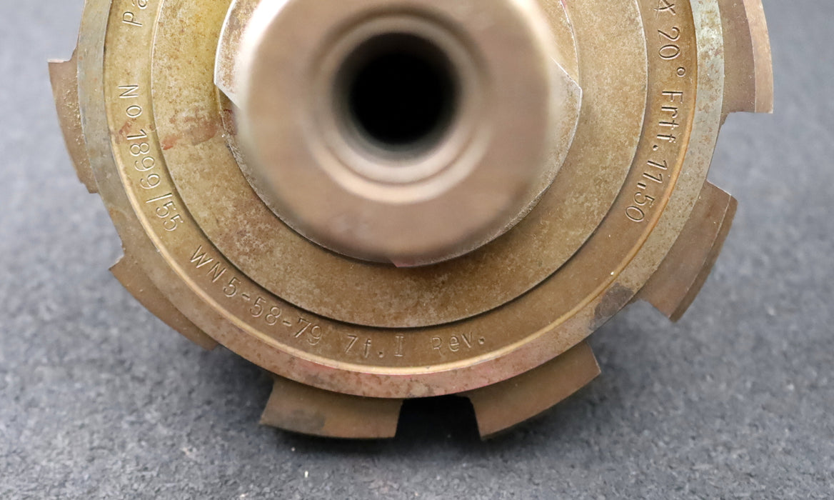 Bild des Artikels KLINGELNBERG-Palloid-Wälzfräser-Form-B-m=-5,0-EGW-20°-Zahnform-I-1gg.-Links