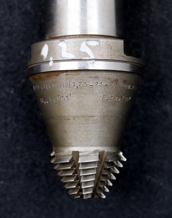 Bild des Artikels KLINGELNBERG-Palloid-Wälzfräser-m=-1,25-17°30´-EGW-Zahnform-III-1gg.-Re.-95%