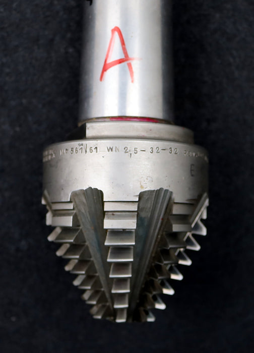 Bild des Artikels KLINGELNBERG-Palloid-Wälzfräser-m=-2,5-EGW-20°-Zahnform-I-1gg.-Li.-WN2,5-32-32