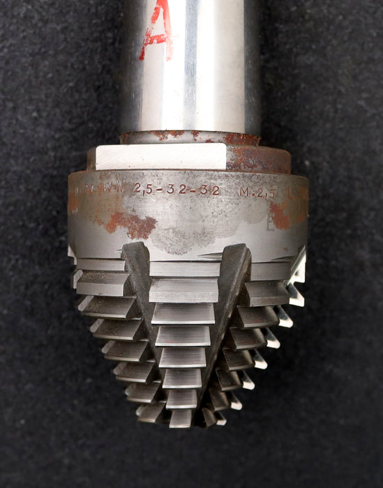 Bild des Artikels KLINGELNBERG-Palloid-Wälzfräser-m=-2,5-EGW-20°-Zahnform-I-1gg.-Li.-Rest=-85%
