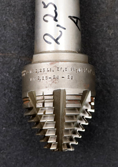 Bild des Artikels KLINGELNBERG-Palloid-Wälzfräser-m=-2,25-EGW-20°-Zahnform-I-1gg.-Li.-WN2,25-29-29