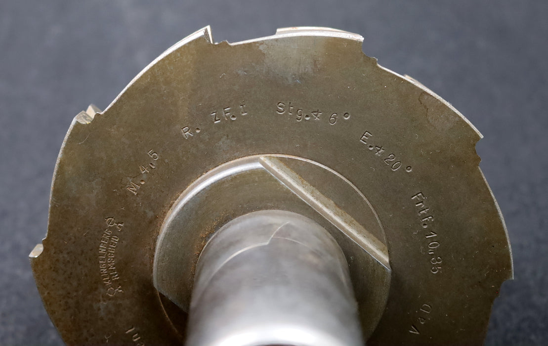 Bild des Artikels KLINGELNBERG-Palloid-Wälzfräser-m=-4,5-EGW-20°-Zahnform-I-1gg.-Rechts-Rest=-70%