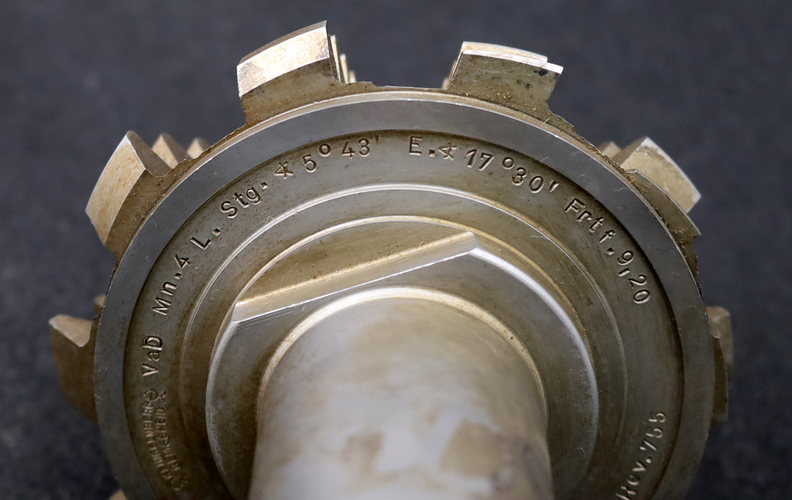 Bild des Artikels KLINGELNBERG-Palloid-Wälzfräser-m=-4-17°30´-EGW-Zahnform-III-1gg.-Li.-Rest=-50%