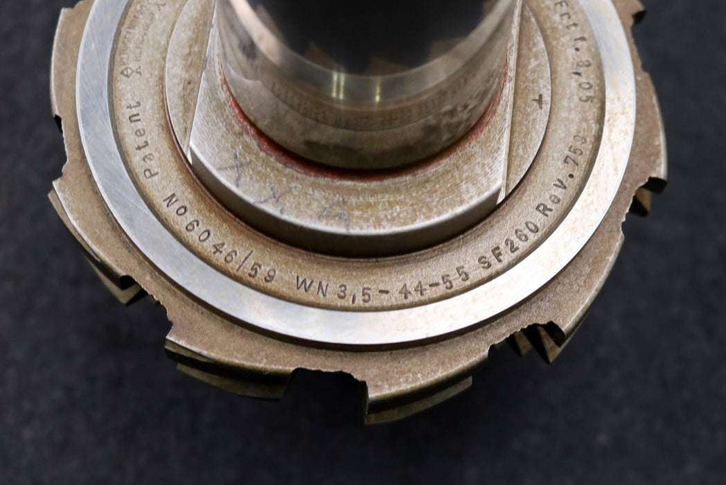 Bild des Artikels KLINGELNBERG-Palloid-Wälzfräser-m=-3,5-EGW-20°-Zahnform-III-1gg.-Re.-Ø44x112mm