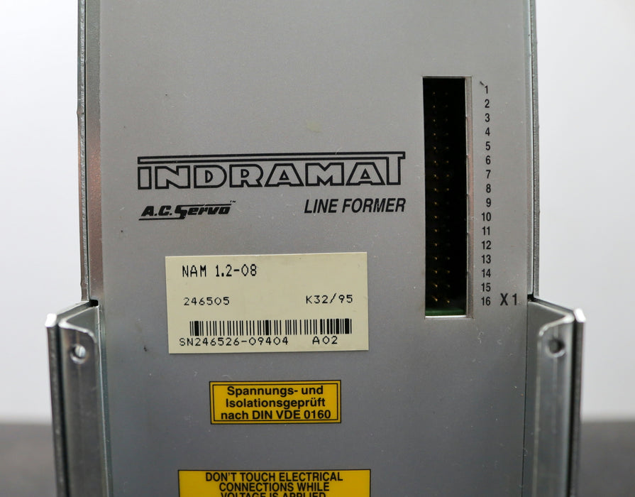 Bild des Artikels INDRAMAT-AC-Servo-Line-Former-NAM-1.2-08-SN.-246505-gebraucht