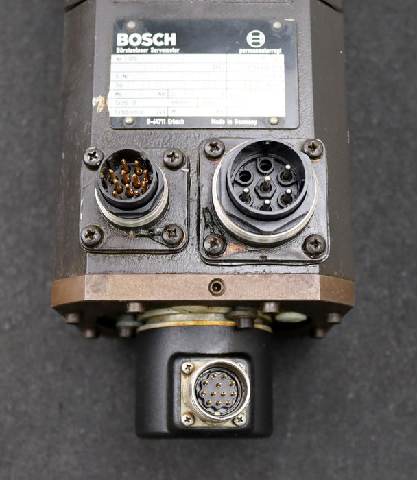 Bild des Artikels BOSCH-Bürstenloser-Servomotor-SD-B3.068.030-10.000-6,8Nm-I0=-6,3A-Tacho-2,7mVmin