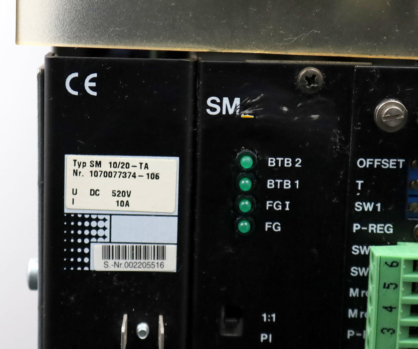 Bild des Artikels BOSCH-Servo-Modul-SM-10/20-TA-520VDC-10A-1070077374-106---gebraucht
