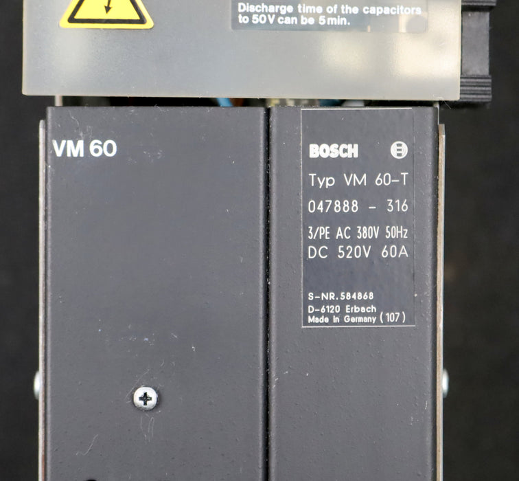 Bild des Artikels BOSCH-Versorgungsmodul-VM-60-Art.Nr.-047888-316-520VDC-60A-3/PE-AC-400V-50Hz