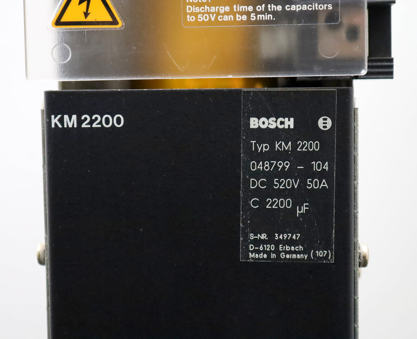 Bild des Artikels BOSCH-Kondensatormodul-KM-2200-T-Artikelnr.-048799-104-520VDC-50A-C=-2200-µF