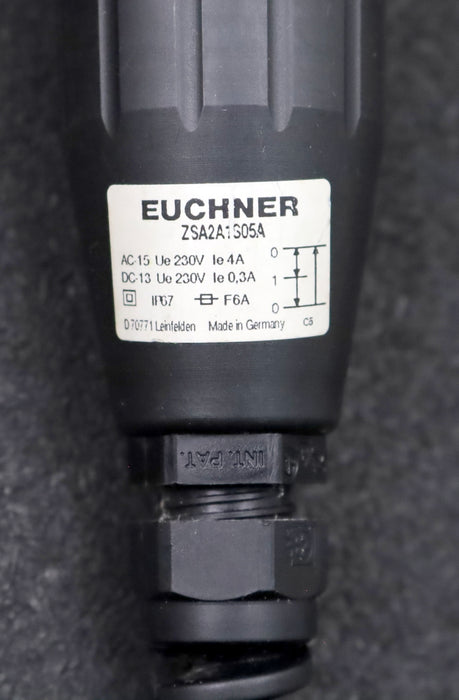 Bild des Artikels EUCHNER-Zustimmschalter-ZSA2A1S05A-230V-mit-8Pin-Stecker-gebraucht
