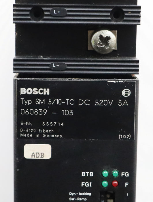 Bild des Artikels BOSCH-Servomodul-SM-5/10-TC-Art.Nr.-060839-103-520V-5A-gebraucht