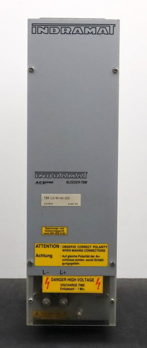 Bild des Artikels INDRAMAT-AC-Servo-Bleeder-TBM-1.2-40-W1-220-Art.Nr.-230591-gebraucht