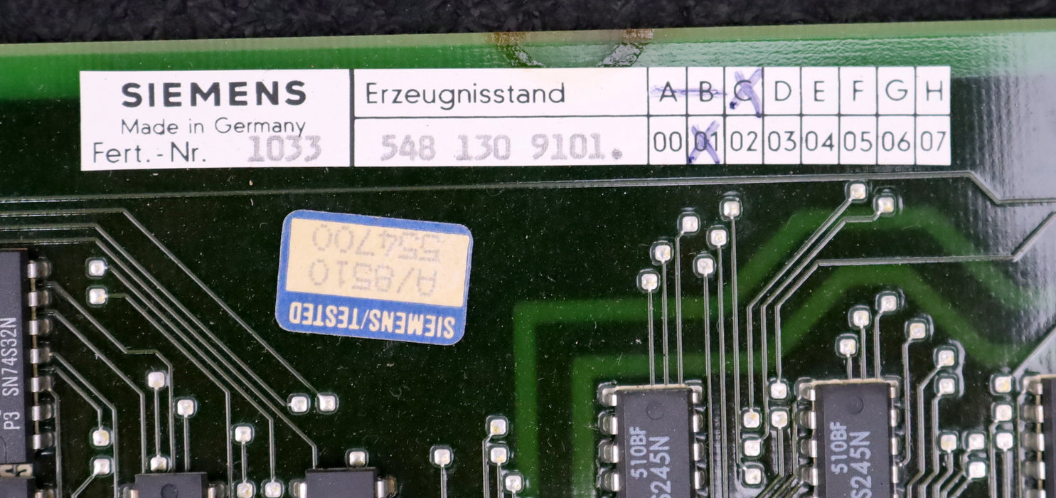 Bild des Artikels SIEMENS-SINUMERIK-MS100-Einschubplatine-CPU-6FX1113-0AA01-5481309101.01-E:-C