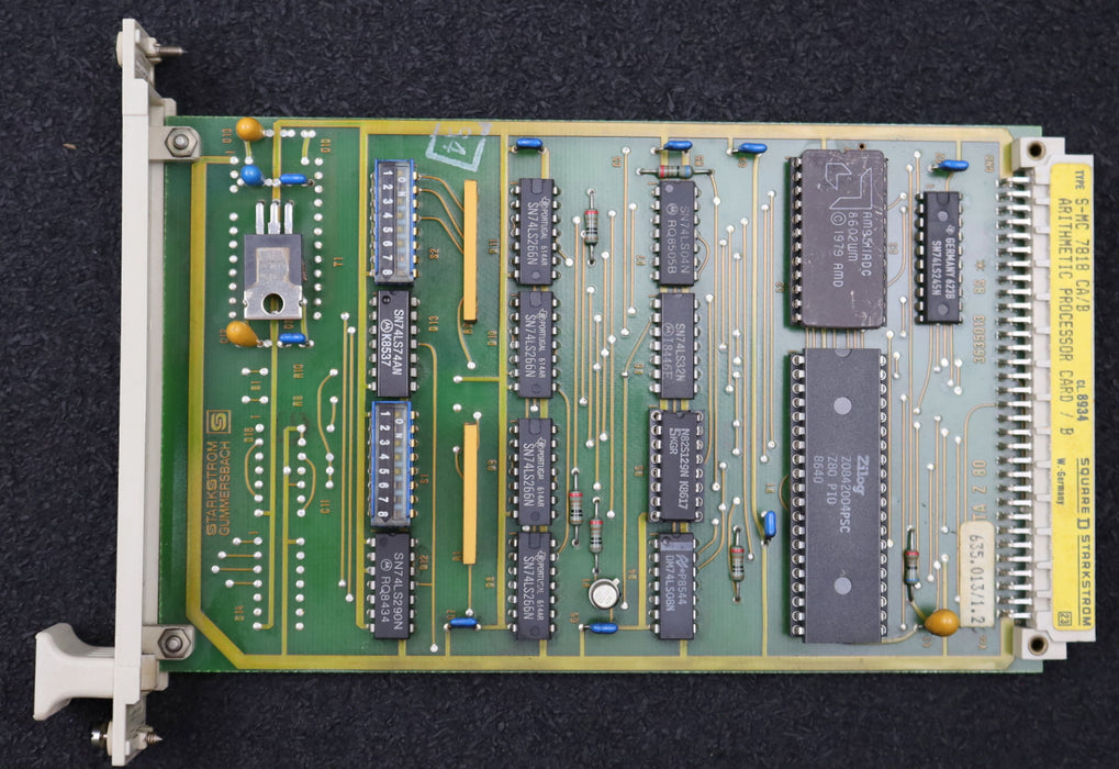 Bild des Artikels WIEDEG-/-KLINGELNBERG-S-MC-7818-CA/B-Arithmetic-processor-card-/-B