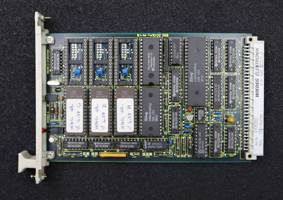 Bild des Artikels WIEDEG-/-KLINGELNBERG-CPU-Karte-Nr.-4709392-Z.Nr.-635.023/1.2-Z80-Processor-card