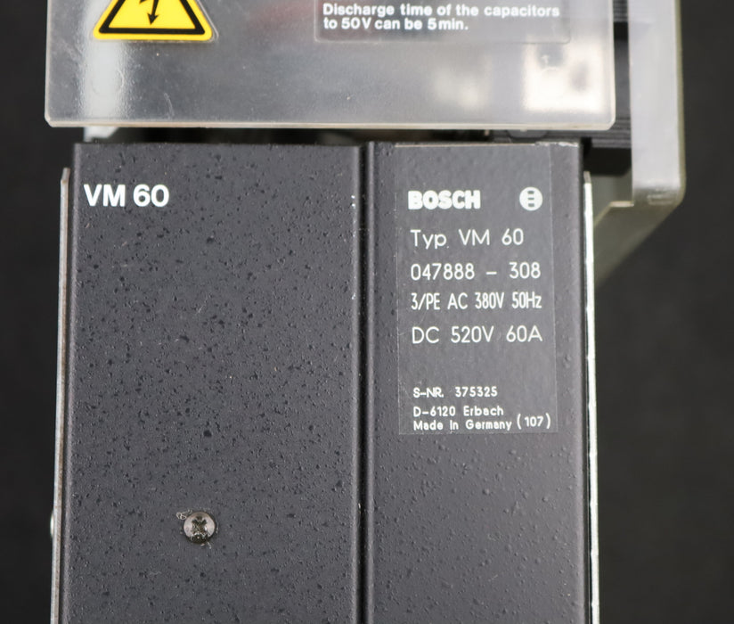 Bild des Artikels BOSCH-Versorgungsmodul-VM-60-Art.Nr.-047888---308-520VDC-60A-3/PE-AC-400V