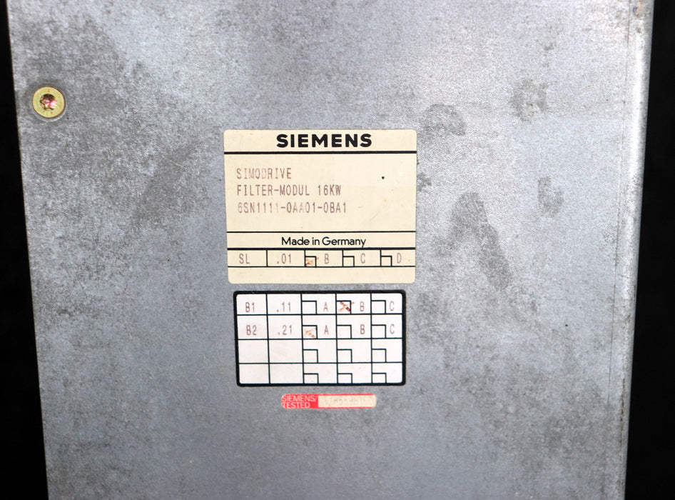Bild des Artikels SIEMENS-SIMODRIVE-Filter-Modul-16kW-6SN1111-0AA01-0BA1-Version-B-Drossel