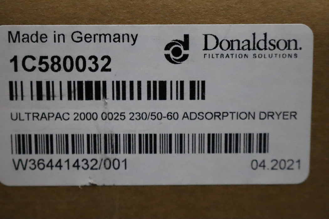 Bild des Artikels DONALDSON-Adsorptionstrockner-1C580032-Ultrafilter-Ultrapac-2000-mini-standard