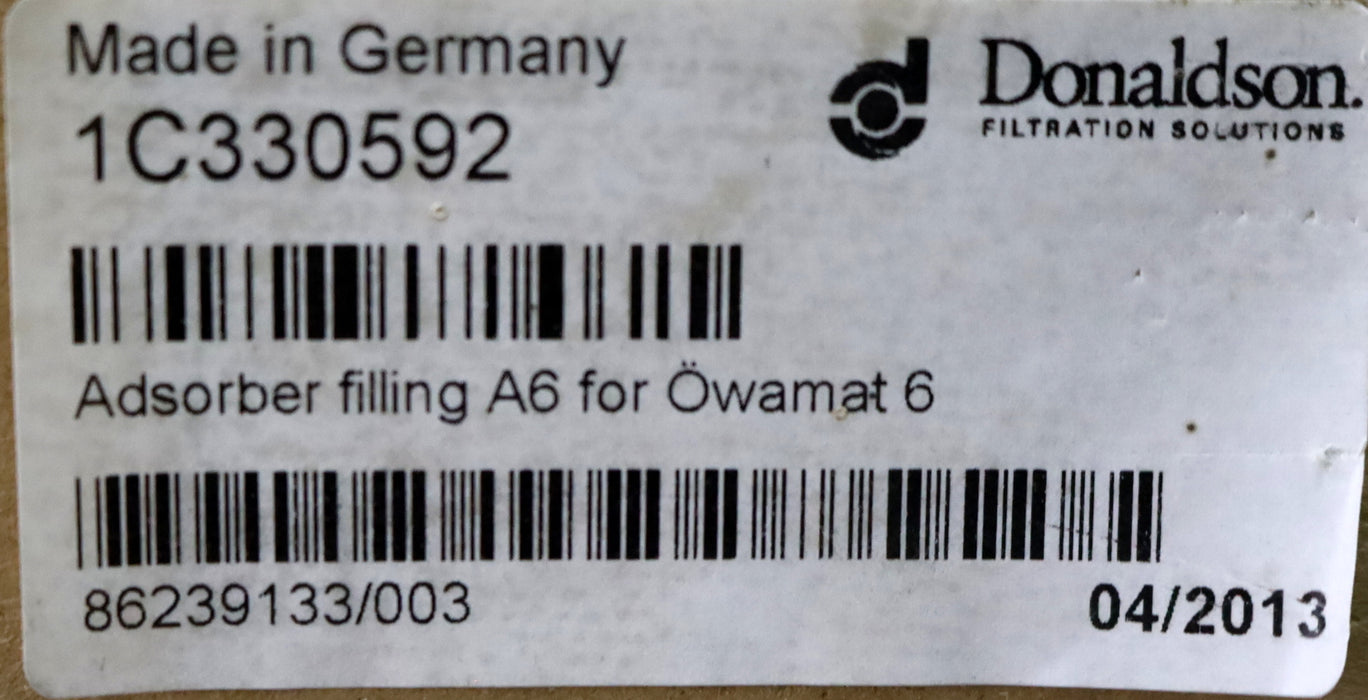 Bild des Artikels DONALDSON-Adsorbierfüllung-A6-für-Öwamat-6-1C330592-unbenutzt-in-OVP