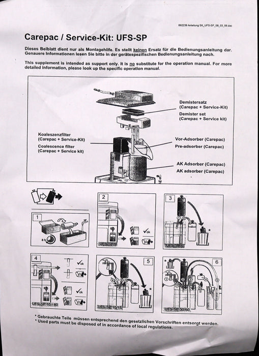 Bild des Artikels DONALDSON-Carepac-UFS-SP60-1C331020--unbenutzt-in-OVP