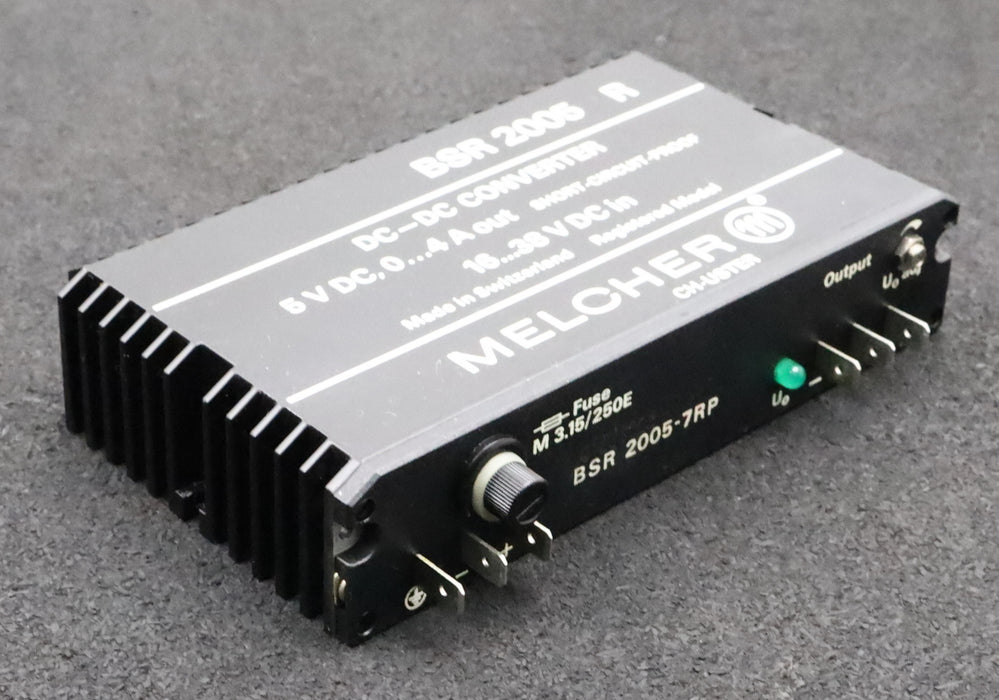 Bild des Artikels MELCHER-DC-DC-Konverter-BSR-2005-R-Input-16-38VDC-Output-5VDC-0-4A-gebraucht