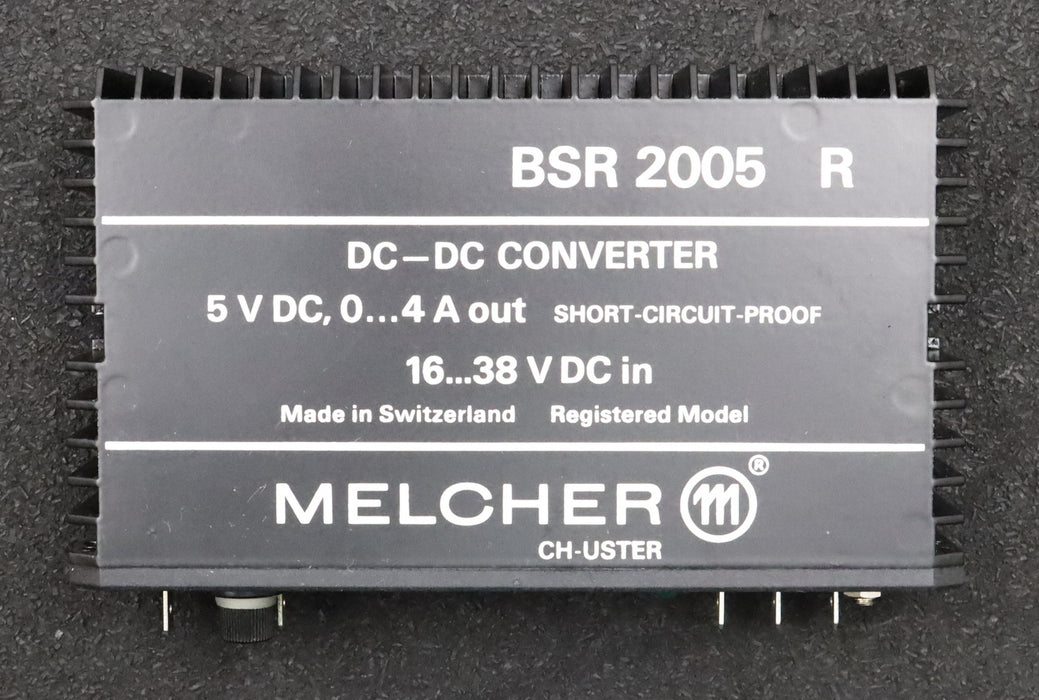 Bild des Artikels MELCHER-DC-DC-Konverter-BSR-2005-R-Input-16-38VDC-Output-5VDC-0-4A-gebraucht