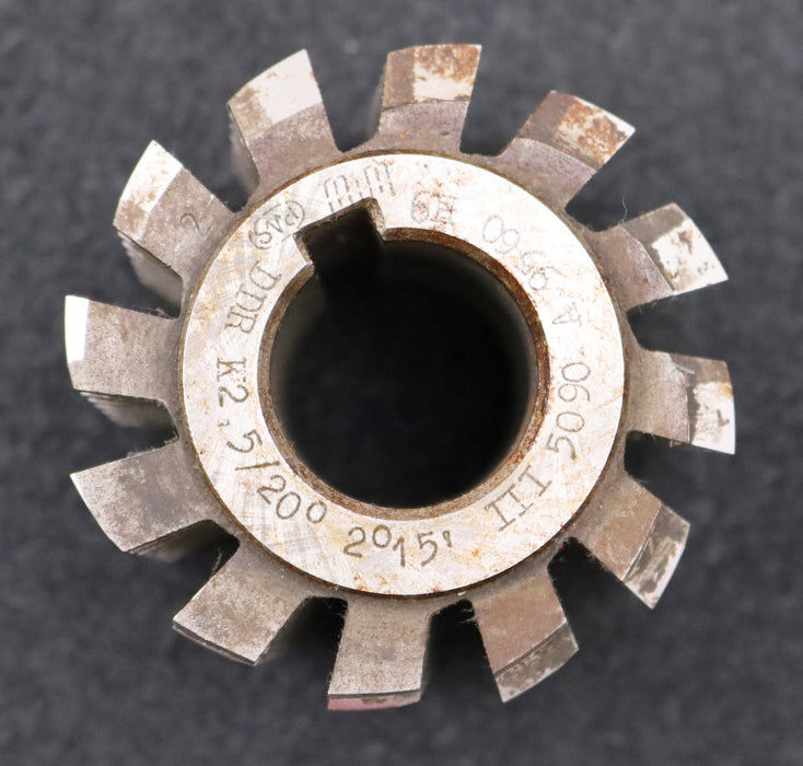 Bild des Artikels PWS-Zahnrad-Wälzfräser-m=2,5mm-BPIII-DIN-3972-EGW-20°-Ø70x58xØ27mm-LKN-Rest:-70%