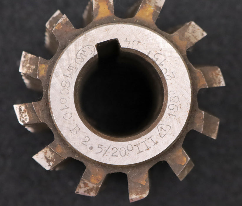 Bild des Artikels PWS-Zahnrad-Wälzfräser-m=2,5mm-BPIII-DIN-3972-EGW-20°-Ø68x56xØ27mm-LKN