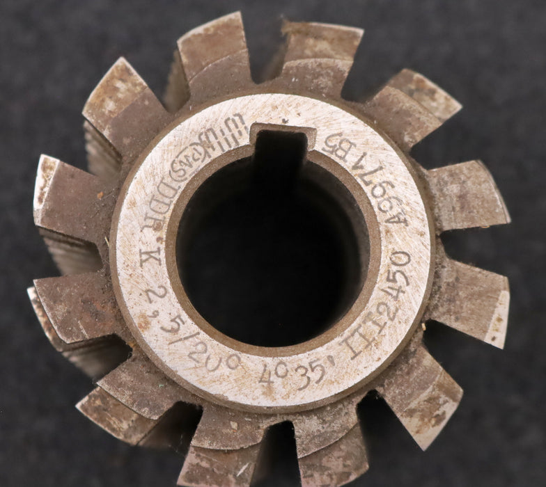 Bild des Artikels PWS-Zahnrad-Wälzfräser-m=2,5mm-BPIII-DIN-3972-EGW-20°-Ø70x58xØ27mm-LKN-Rest:-85%