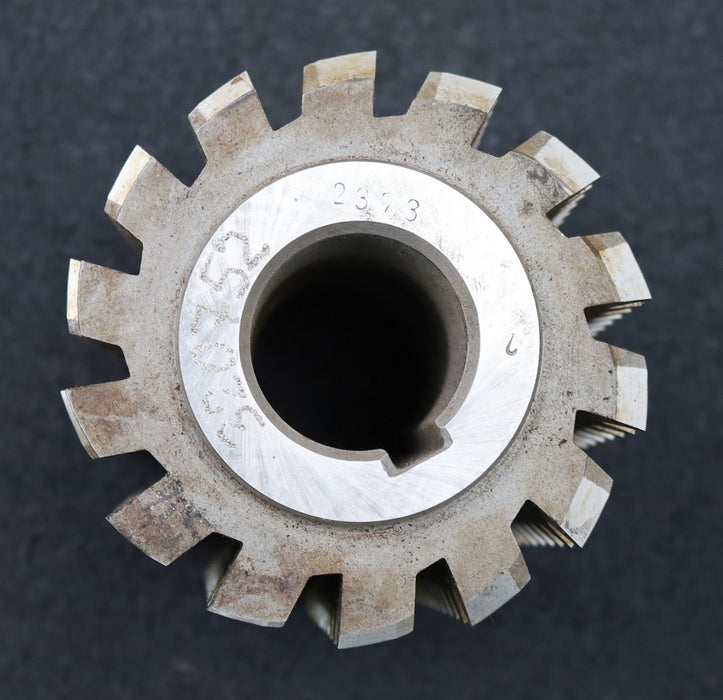 Bild des Artikels PWS-Zahnrad-Wälzfräser-m=2,5mm-BPII-DIN-3972-EGW-20°-Ø90x88xØ32mm-14-Spannuten