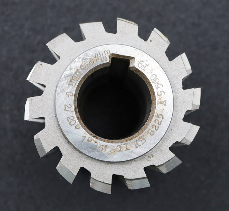 Bild des Artikels PWS-Zahnrad-Wälzfräser-m=2,0mm-BPII-DIN-3972-EGW-20°-Ø80x71xØ32mm-gebraucht