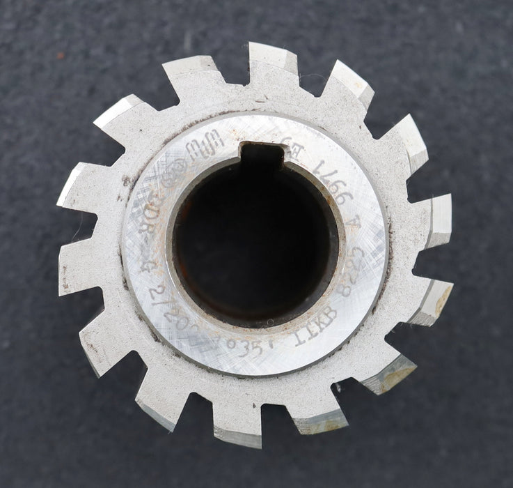 Bild des Artikels PWS-Zahnrad-Wälzfräser-m=2,0mm-BPII-DIN-3972-EGW-20°-Ø80x71xØ32mm-LKN-Rest:-85%