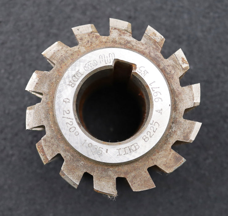 Bild des Artikels PWS-Zahnrad-Wälzfräser-m=2,0mm-BPII-DIN-3972-EGW-20°-Ø80x71xØ32mm-LKN-Rest:-90%