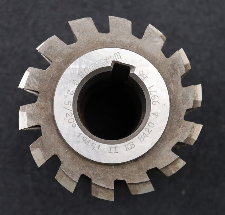 Bild des Artikels PWS-Zahnrad-Wälzfräser-m=2,5mm-BPII-DIN-3972-EGW-20°-Ø90x88xØ32mm-LKN-Rest:-85%