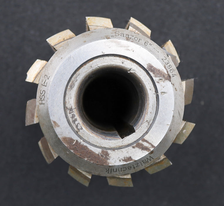 Bild des Artikels SAAZOR-Zahnrad-Wälzfräser-m=2,25mm-BPIII-DIN-3972-EGW-20°-Ø99x106xØ32mm