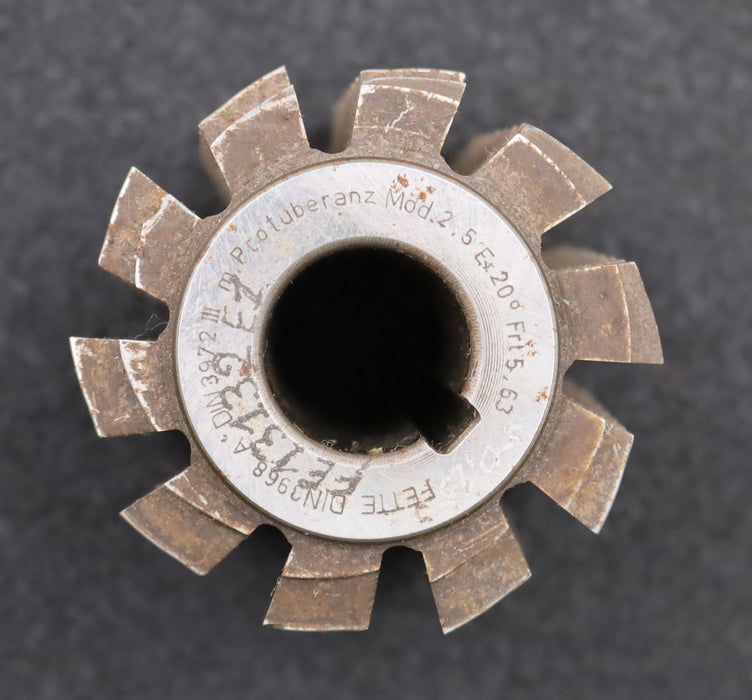 Bild des Artikels FETTE-Zahnrad-Wälzfräser-m=2,5mm-BPIII-DIN-3972-EGW-20°-Ø65x66xØ22mm-mit-LKN