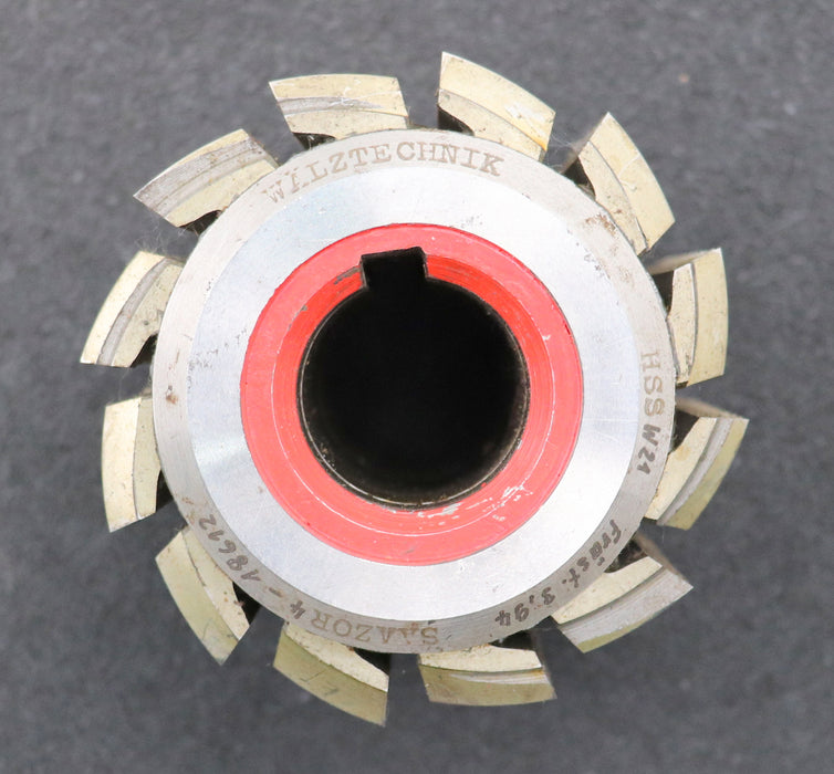 Bild des Artikels SAAZOR-Zahnrad-Wälzfräser-m=1,75mm-BPIII-DIN-3972-EGW-15°-Ø82x82xØ27mm-mit-LKN