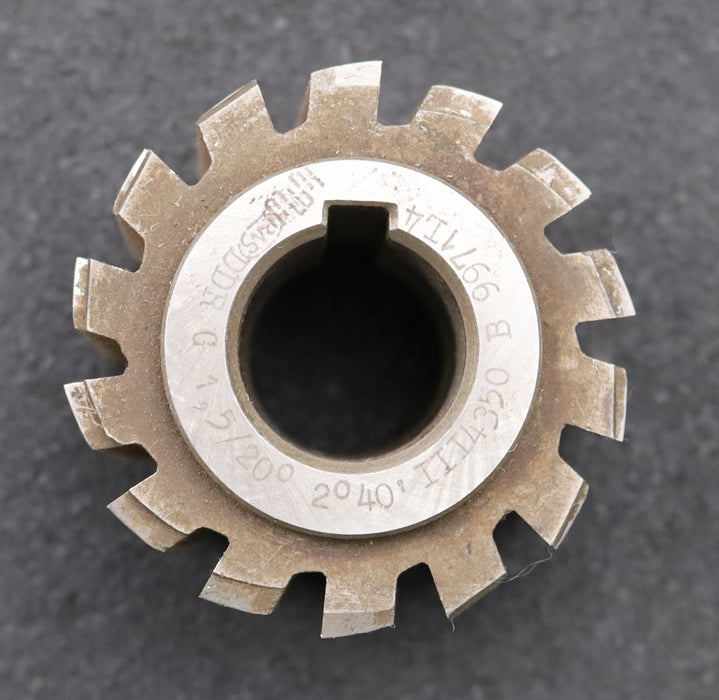 Bild des Artikels PWS-Zahnrad-Wälzfräser-m=1,5mm-BPIII-DIN-3972-EGW-20°-Ø70x58x27mm-LKN-2gg.-Re.