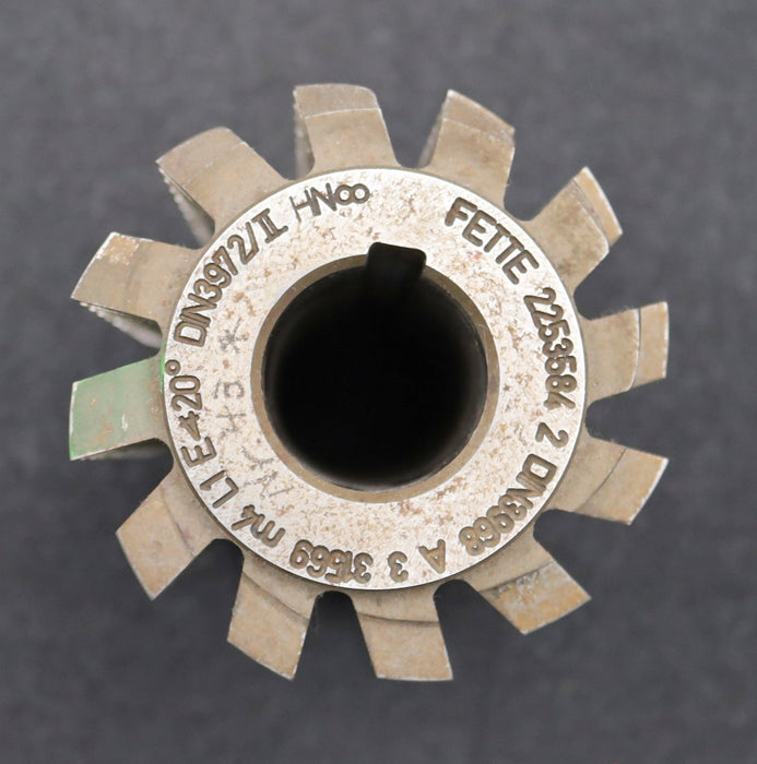 Bild des Artikels FETTE-Zahnrad-Wälzfräser-m=4,0mm-BPII-DIN-3972-EGW-20°-Ø87x151xØ31mm-mit-LKN