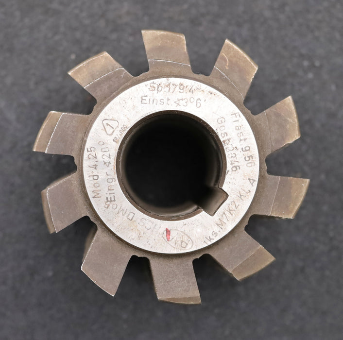 Bild des Artikels PWS-Zahnrad-Wälzfräser-m=4,25mm-EGW-20°-Ø90x88x32mm-LKN-1gg.-Links-10-Spannuten