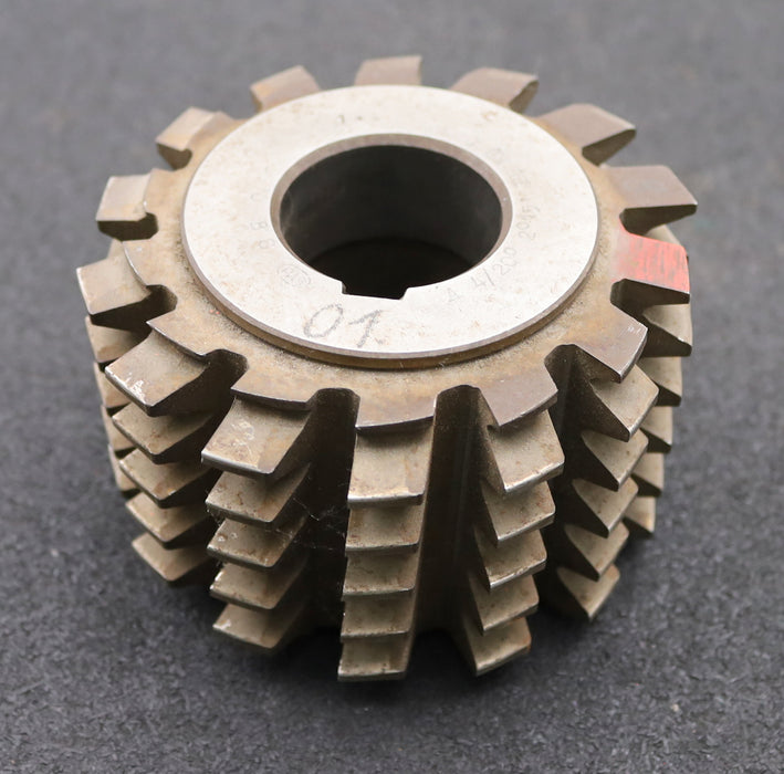 Bild des Artikels Zahnrad-Wälzfräser-m=4,0mm-EGW-20°-BPII-DIN-3972-Ø141x76x40mm-LKN-1gg.-Links