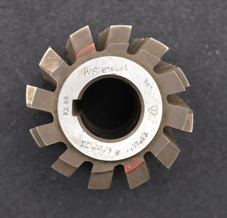 Bild des Artikels PWS-Zahnrad-Wälzfräser-gear-hob-m=-4,0mm-EGW-20°-BPIII-nach-DIN-3972-Ø90x78x32mm