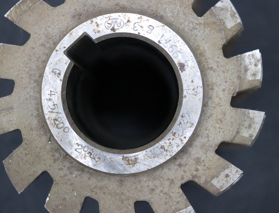 Bild des Artikels PWS-Zahnrad-Wälzfräser-gear-hob-m=-4,5mm-EGW-20°-BPII-DIN-3972-Ø111x135x40mm