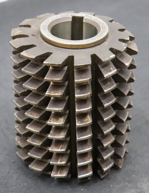 Bild des Artikels PWS-Zahnrad-Wälzfräser-gear-hob-m=-4,5mm-EGW-20°-BPIII-DIN-3972-Ø110x136x40mm