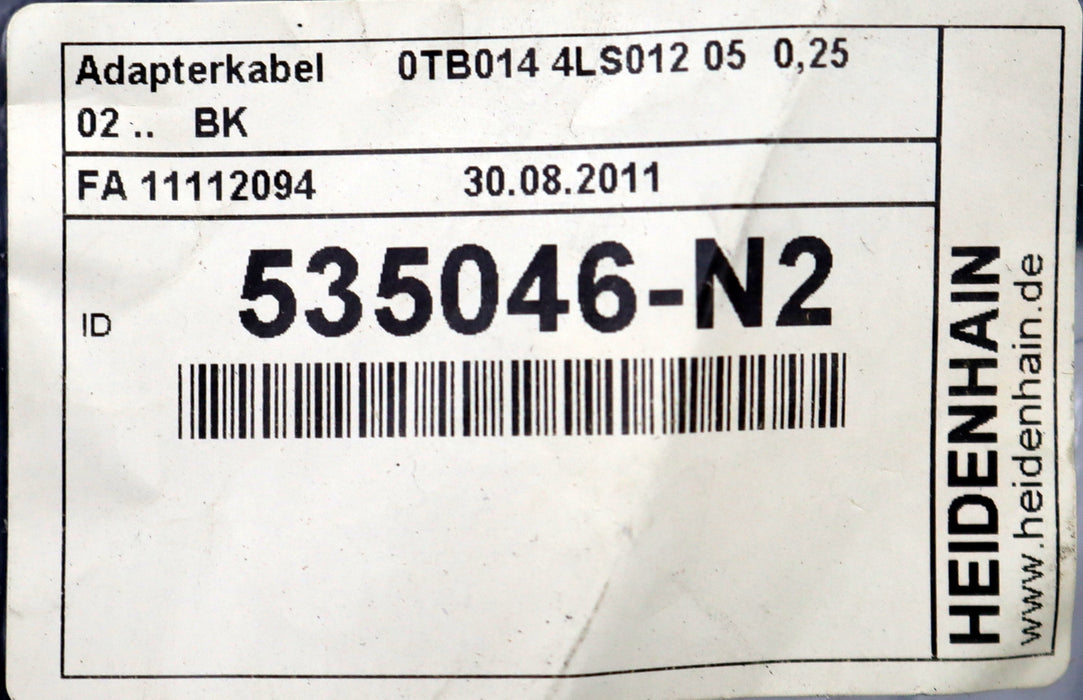 Bild des Artikels HEIDENHAIN-Adapterkabel-0TB014-4LS012-05-0,25-02-..-BK-Art.Nr.-535046-N2